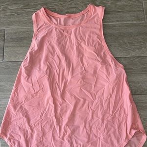 Lululemon workout top with tie back.10. Coral.